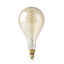 Lámpara LED Glödla E27 | A160 | 5W | 280 lúmenes | 2000K | Dimbar | Varm Vit | Retrostilo | 1º.
