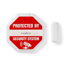 Tür-/Fensteralarm | Magnetischer Sensor | Batteriebetrieben | 2x CR2032 | 85 dB | Weiß