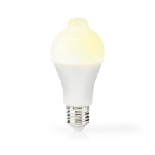 Lámpara LED E27 | A60 | 8,5 W | 806 lúmenes | 3000K | vitamina | Retrostilo | Mate | Rörelsedetector | 1º.