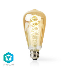 SmartLife LED vintage lampa | Wi-Fi | E27 | 360 lm | 4,9 W | Varm do vychladnutí vit | 1800 - 6500 K | Sklo | Android / IOS | ST64 | 1 st.