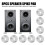 Speaker Isolation Stand Feet Carbon Steel Silver 7