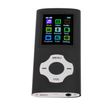 HiFi Lossless MP3 Player 1.8" TFT Screen 8GB Rechargeable Black