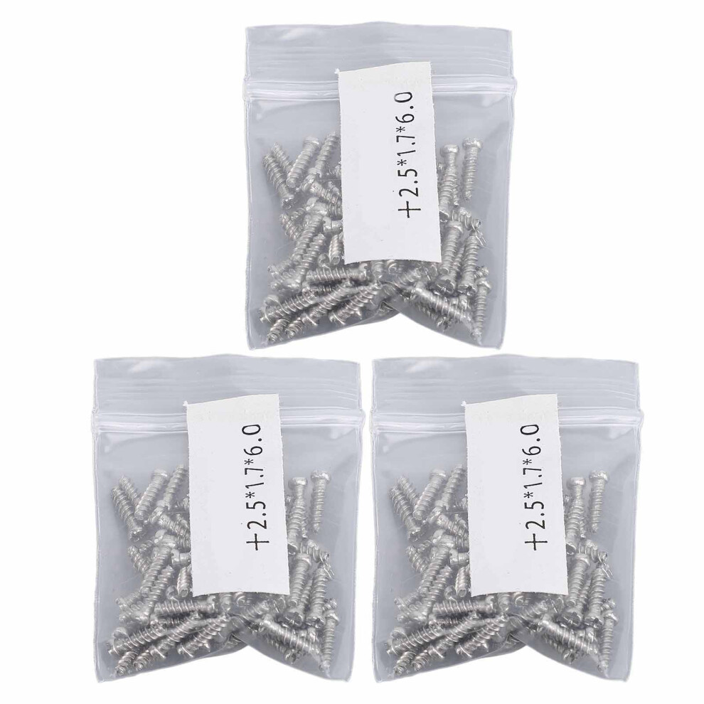 300Pcs Metal Eyeglasses Hinge Screws Repair Kit 0.1 X 0.07 X 0.24In 8781384768527