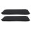 2 pezzi Pannello laterale di compressione addominale 21x11.5cm Nero 1