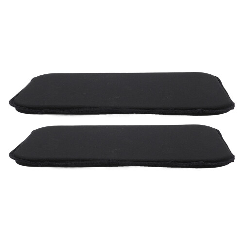 2 pezzi Pannello laterale di compressione addominale 21x11.5cm Nero