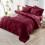 Burgundy Comforter Set 7-Piece Oeko-TEX Certified 5
