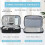 τεμάχιο ΝΕΑ τσάντα οργάνωσης ταξιδιού, θήκη οργάνωσης καλωδίων, φορητή αδιάβροχη 4