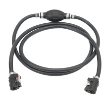 Colliers de serrage en acier inoxydable pour conduite de carburant marine et bateau. Ensemble de conduite de carburant avec embout en caoutchouc de