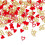 Punainen Glitter Sydän Konfetti 100 kpl 4