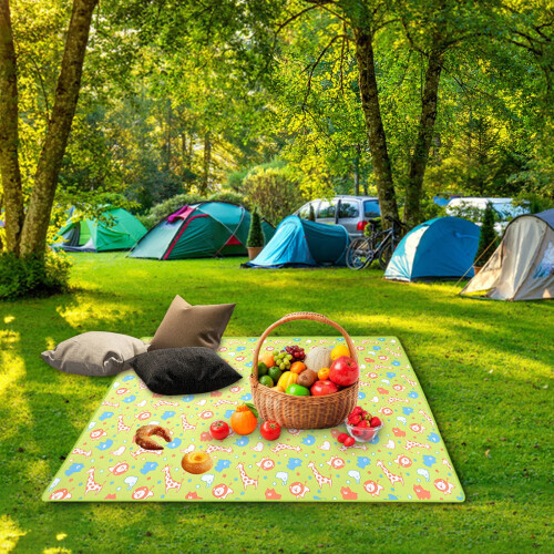 Outdoor-Campingteppich, wasserdicht, sandabweisend, extra groß 2