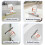 Mini foldable sponge mop self-squeezing 3 heads 2