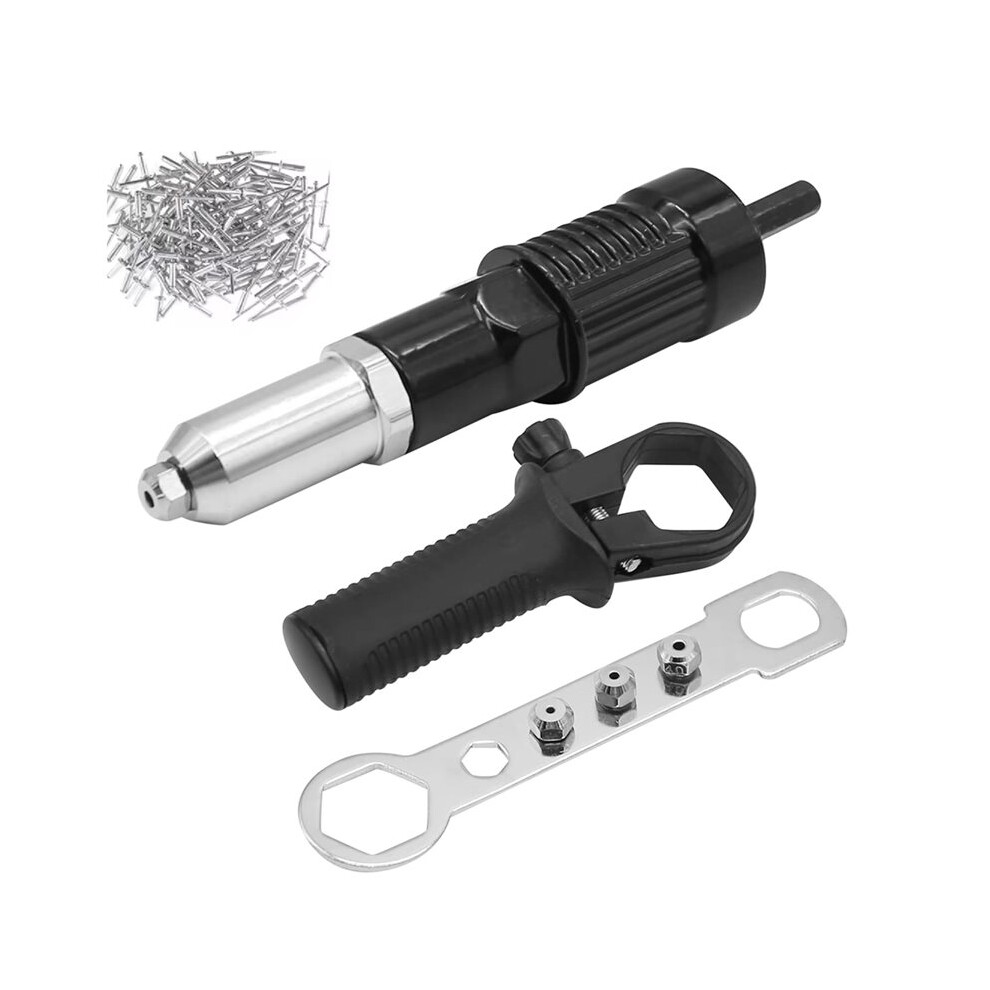 2.4-4.8 Mm Effort-Less Electric Rivet Adapter Kit High Efficiency Cordless Home Riveting Nut Machine Tool 4713868917552