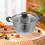 Stainless Steel Saucepan Heavy Bottom 1 Pack 8
