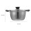Stainless Steel Saucepan Heavy Bottom 1 Pack 2