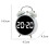 High Quality Extra Large Sound Alarm Clock with LED Screen Simple Number Clock Multifunctional Clock B 6