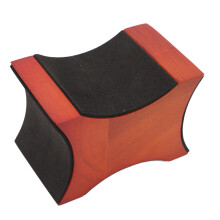 Repose-manche de guitare en acajou, coussin universel à 4 côtés