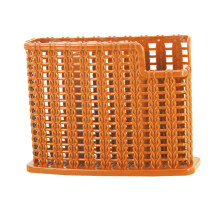Naturbelassenes Rattan Chopstick und Besteck Caddy mit hohlem Design für den Küchengebrauch