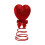 Heart and Spring Tree Top Star Ornament Red 1 piece 2
