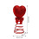 Heart and Spring Tree Top Star Ornament Red 1 piece 3