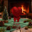 Mini Valentine Tree Topper with Glitter Hearts 6.3 inch 7