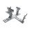 Model Display Making Painting Tool Model Plane Accessories Easy to Use Gray Stand 4