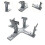 Model Display Making Painting Tool Model Plane Accessories Easy to Use Gray Stand 6