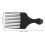 4Pcs Multi Function Wide Tooth Afro Lift Pick Comb for Convenient Hair Styling Plastic Comb 6