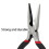 Practical 5 inch Spring Loaded Needle Nose Pliers for Everyday Use 8