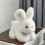 Jucărie de pluș Iepure Alb Moale 23 cm 4