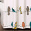 Rowley Birds Shower Curtain 72 x 72 in Polyester 4