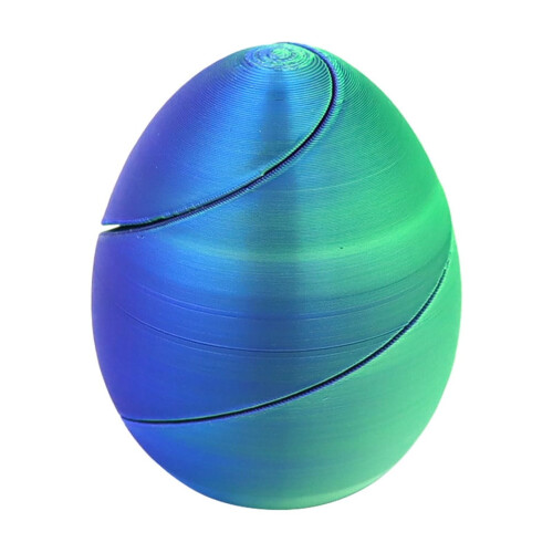 Printed Easter Egg Toy Festive Holiday Decoration Egg 1