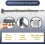 Wall-Mount Retractable Clothes Drying Rack, Tri-Fold, Dark 3