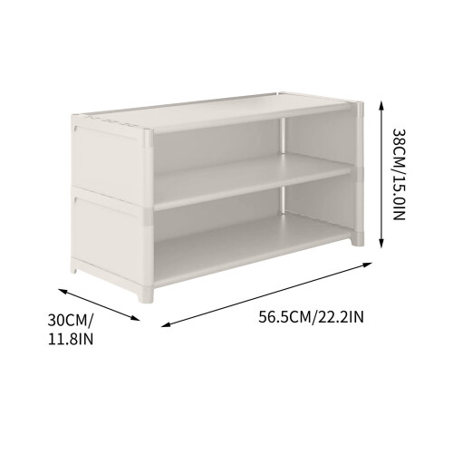 Dormitory Multi-Layer Shoe Rack – Space-Saving Under-Bed/Table Storage Organizer (Narrow, Easy Assembly) 1