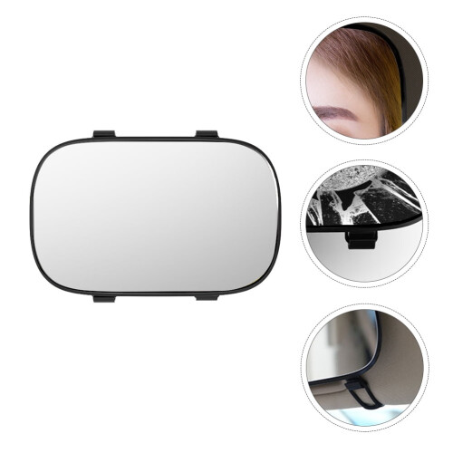 Mizh Αυτοκίνητο Sun Visor Καθρέφτης Εσωτερικός Διακοσμητικός Καθρέφτης Μακιγιάζ για 2