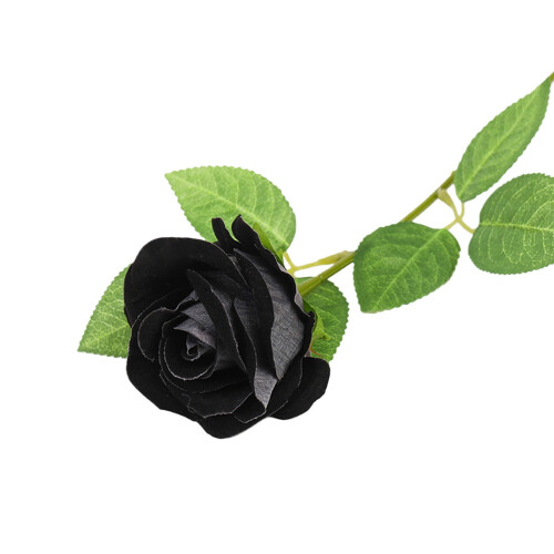 16" Artificial Red Rose – Realistic Silk Flower for Home 1