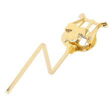 Supporto per spartiti a morsetto per sassofono alto, porta-lyra in lega, portatile
