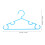 10-Pack Small Baby Clothes Hangers – Sky Blue PP 3