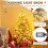 4-Ft Pre-Lit Artificial Entrance Christmas Tree - 100 LEDs, Green/White 4