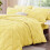 Light Yellow Twin Comforter Set Boho Pintuck 2-Piece 2