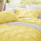 Light Yellow King Comforter Set Boho Pintuck 3-Piece 5