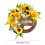 Artificial Sunflower Garland 40cm Multicolour 2