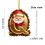 DAMAI Gold Christmas Ornament with Initial Letter 26-Pack 3