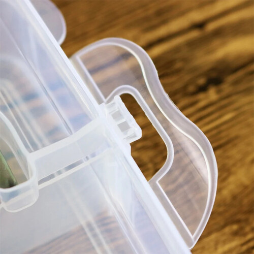 3-Tier Stackable Plastic Storage Box with 18 Compartments 2