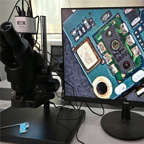 4K Industrial Microscope Camera 1080P 30FPS HD Pixel -Compatible/Type-C Transmission 4K Video Output EU PLUG 1