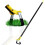 Garden Hoe Tool  Stirrup Loop Weeding Tool Triangle  Weeding Hoe with Long Handle Ergonomic for Garden 1.2m 6