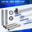 5PCS Deep Metric Socket Set, 3/8-Inch Drive Thin Wall Socket, 12PT 8-10-12-13-14MM - Extra Long Deep 120MM 8