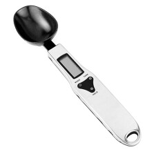 Stainless Steel LCD Digital Scale Electronic Measuring Spoon Gram Weight Volume for Food Powder Cooking Baking Drop