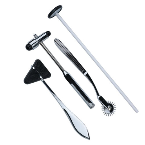 Neurological Reflex Hammer Set 4 Piece with Diverse Heads for Effective Diagnosis 1