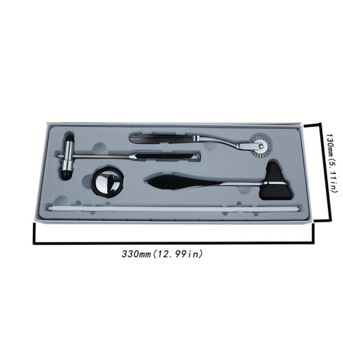Neurological Reflex Hammer Set 4 Piece with Diverse Heads for Effective Diagnosis 2