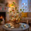 Arbre à œufs de Pâques en pot, décoration 1 pièce 8